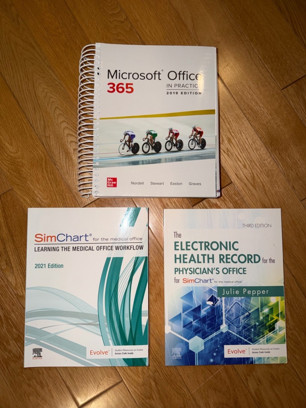 bundle of college books
